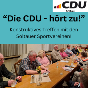 Die CDU – hört zu!