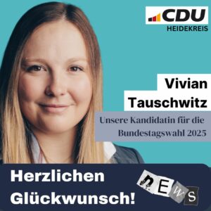 Vivian Tauschwitz – unsere Kandidatin für die Bundestagswahl 2025